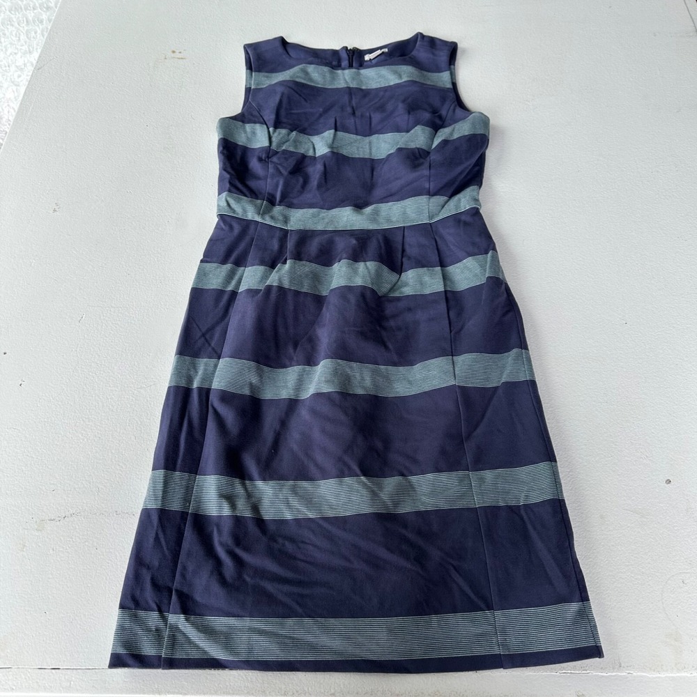 Fossil Retro‎ Y2K Blue striped sleeveless Dress Size small or size 2